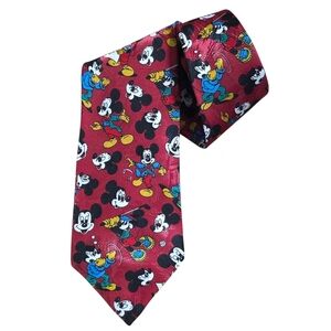 Disney Mickey Mouse Vintage Tie Made In Italy